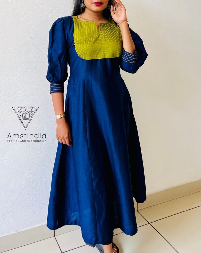 Ethnic kurta with Twin Dupatta-00010